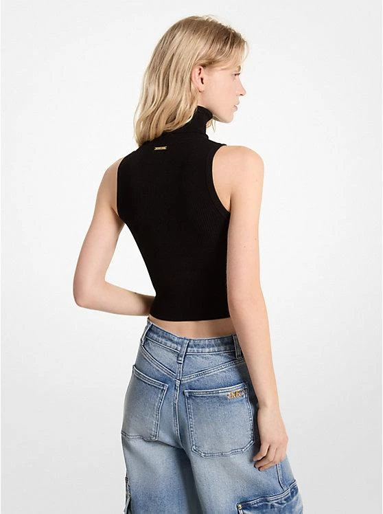 商品Michael Kors|Sleeveless Turtleneck Cropped Top,价格¥1163,第2张图片详细描述