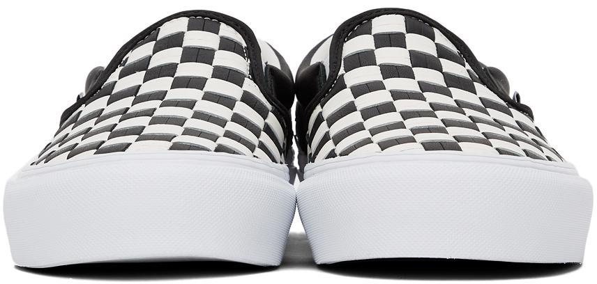 商品Vans|Black & White Slip-On VLT LX Sneakers,价格¥536,第4张图片详细描述