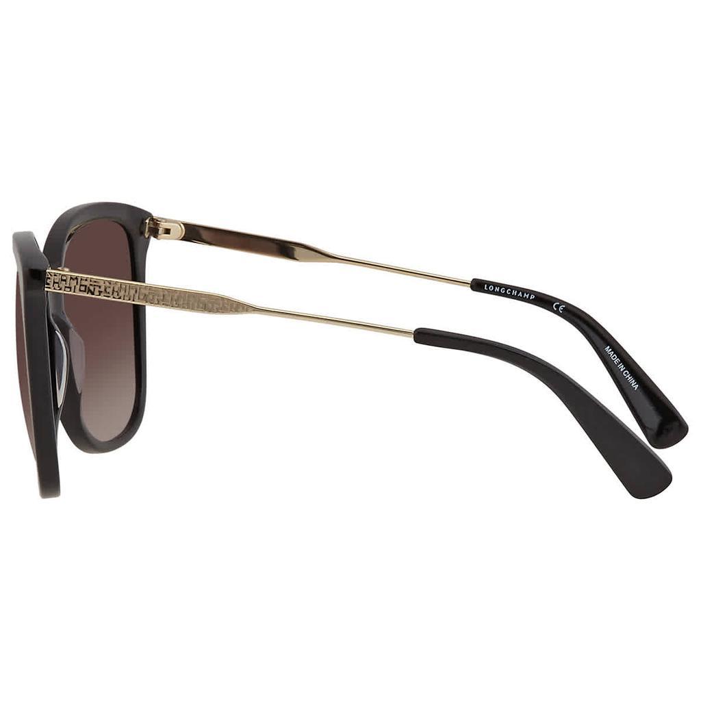 商品Longchamp|Longchamp Grey Gradient Butterfly Ladies Sunglasses LO706S 001 57,价格¥276,第5张图片详细描述