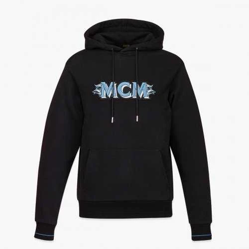 商品MCM| MCM Logo连帽长袖套头卫衣 男款 黑色MHABAMM01BK000-BLACK,价格¥3533,第1张图片