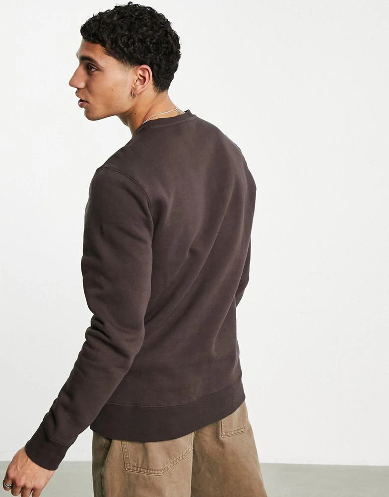 商品HUF|HUF crown stack sweatshirt in brown,价格¥321,第2张图片详细描述