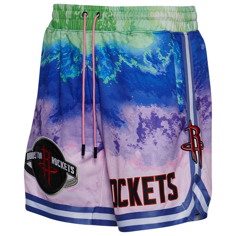 Pro Standard Rockets NBA Dye Shorts - Men's商品第1张图片规格展示
