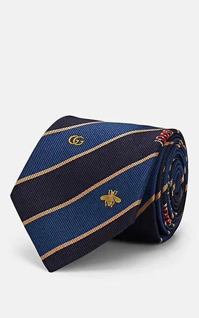 商品Gucci|Striped Silk Faille 领带,价格¥1644,第1张图片