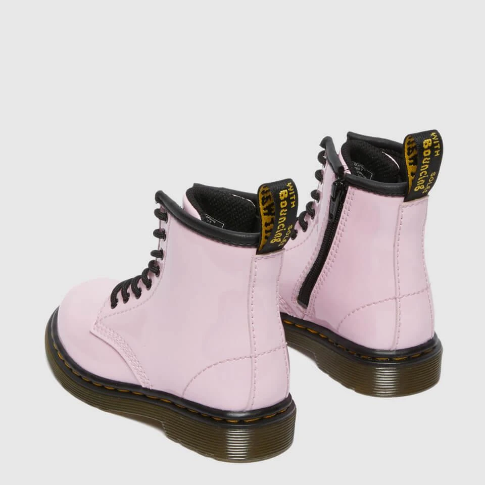 商品Dr. Martens|DR. MARTENS TODDLERS' 1460 PATENT LAMPER LACE UP BOOTS - PALE PINK,价格¥342,第2张图片详细描述