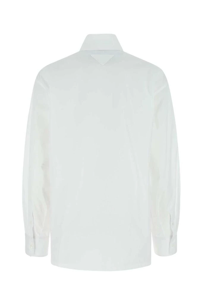 商品Prada|Prada Long Sleeved Shirt,价格¥3658,第2张图片详细描述