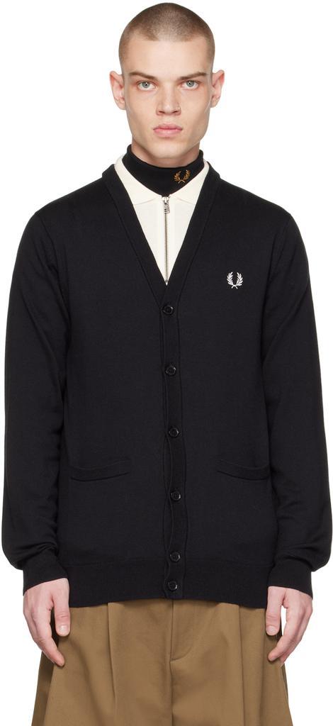 商品Fred Perry|Black Classic Cardigan,价格¥1068,第1张图片