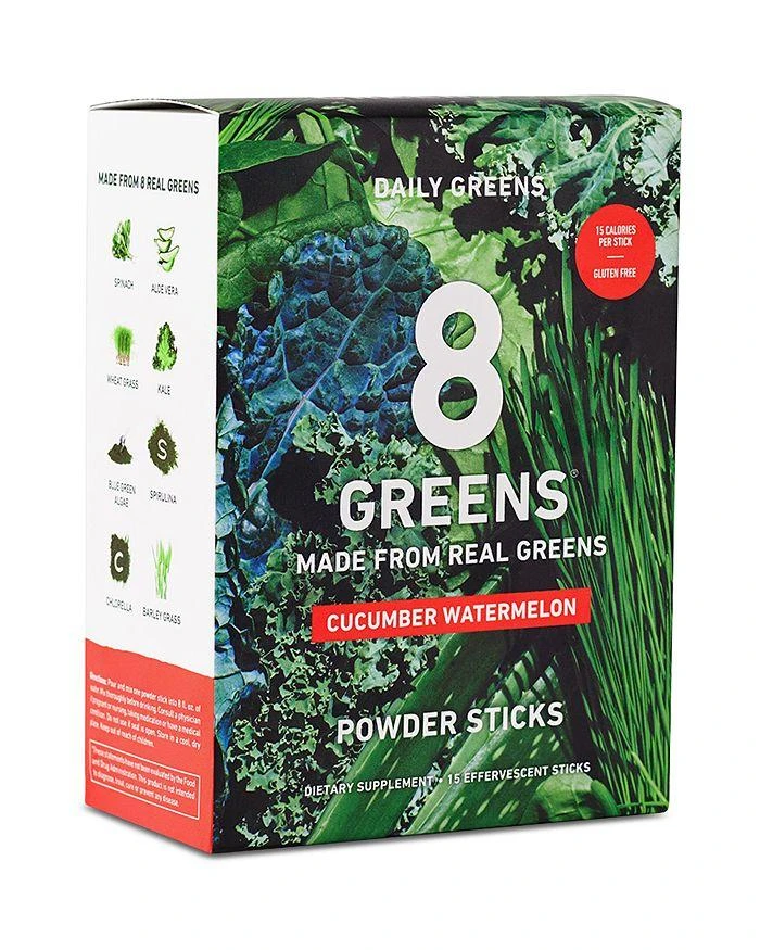 商品8Greens|Cucumber Watermelon Powder Sticks,价格¥210,第4张图片详细描述
