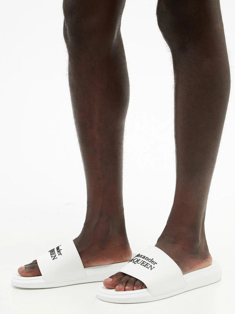 商品Alexander McQueen|3D-logo rubber slides,价格¥2654,第3张图片详细描述