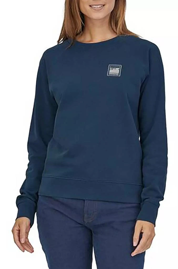 商品Patagonia|Patagonia Women's Alpine Icon Regenerative Organic Cotton Crew Sweatshirt,价格¥351,第1张图片