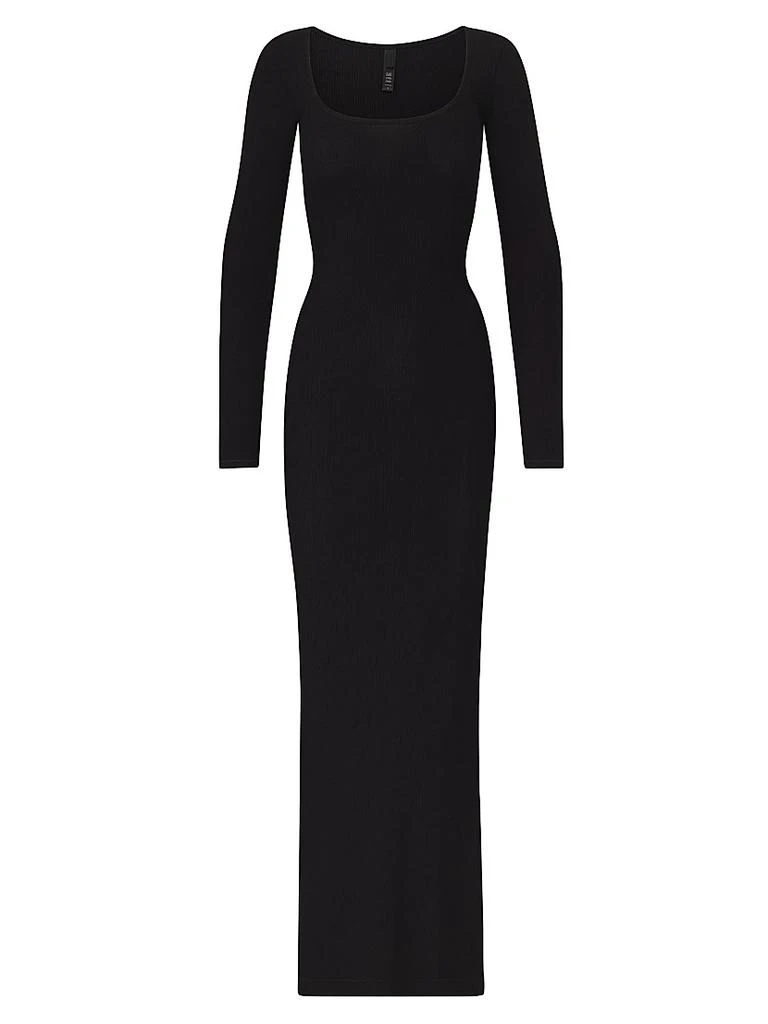 商品SKIMS|Soft Lounge Long-Sleeve Dress,价格¥671,第1张图片