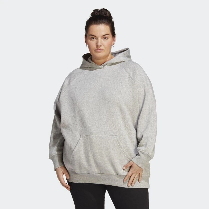 商品Adidas|Women's adidas ALL SZN Fleece Boyfriend Hoodie (Plus Size),价格¥186-¥240,第1张图片