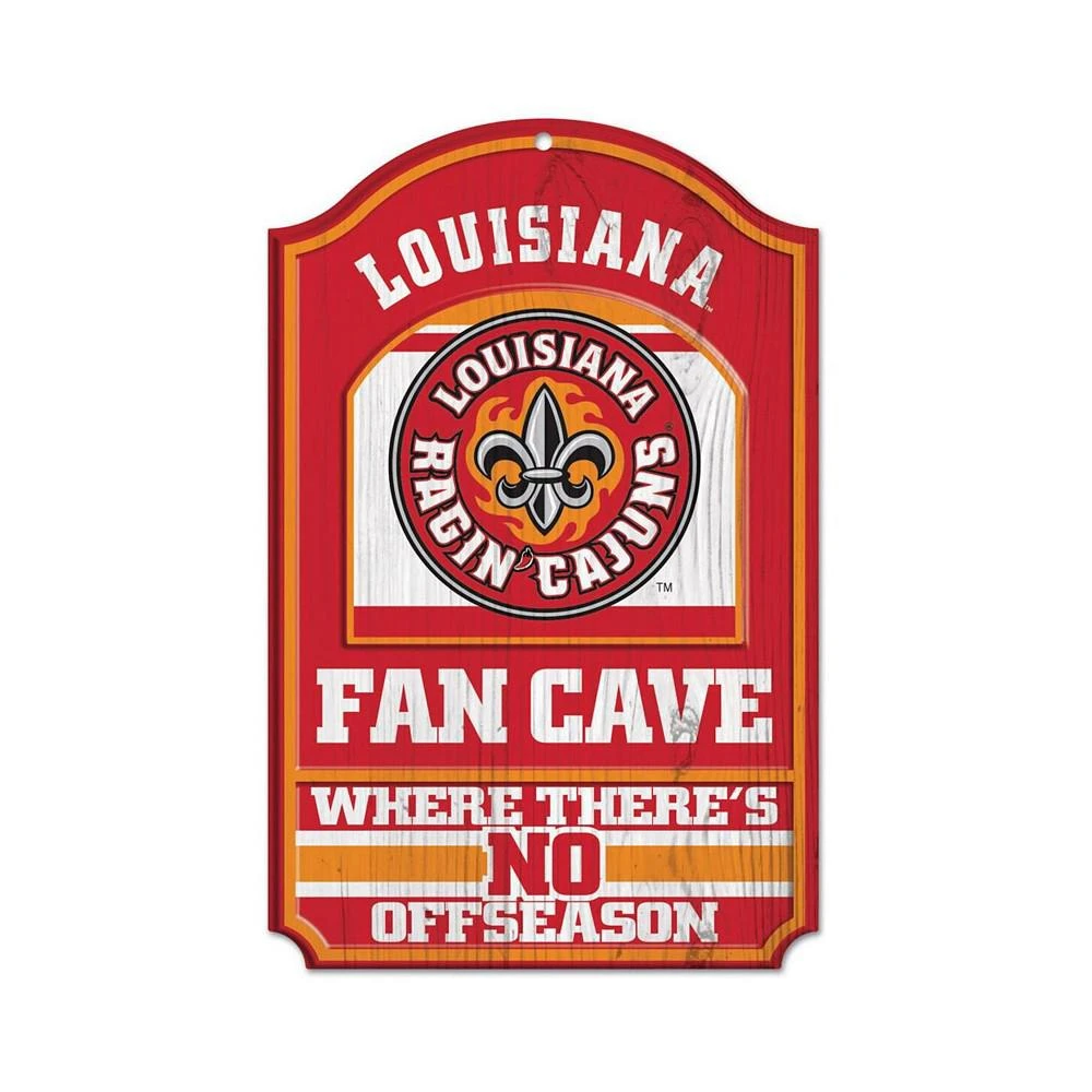 商品Wincraft|Louisiana Ragin' Cajuns 11'' x 17'' Fan Cave Wood Sign,价格¥262,第1张图片