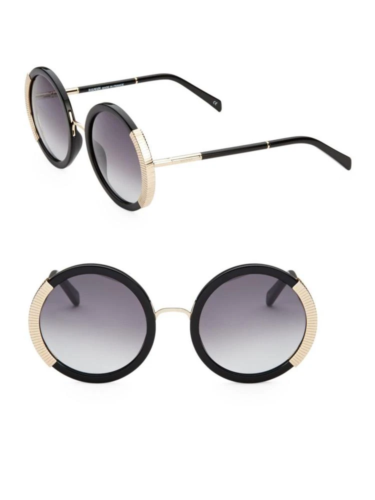 商品Balmain|54MM Round Gradient Sunglasses,价格¥2189,第1张图片