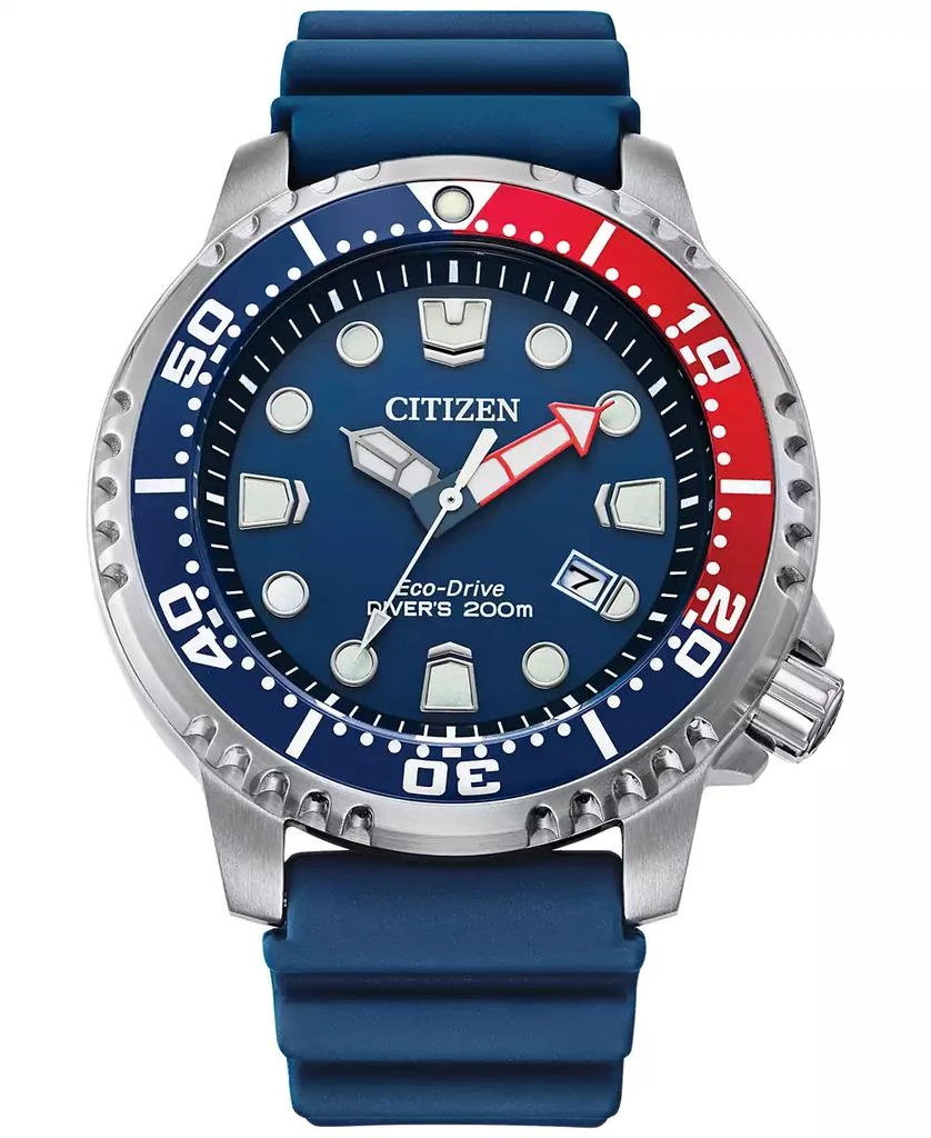 商品Citizen|Eco-Drive Men's Promaster Dive Blue Strap Watch, 44mm,价格¥2144,第1张图片