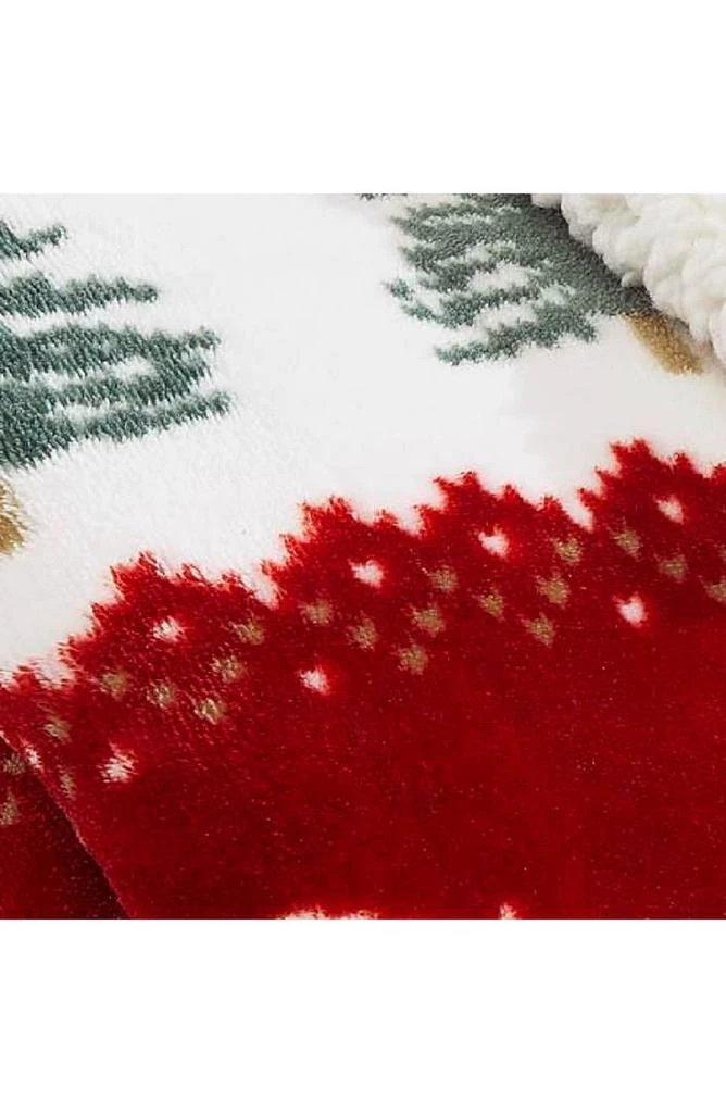 商品Eddie Bauer|Grizzly Peak Faux Shearling Lined Blanket,价格¥249,第3张图片详细描述