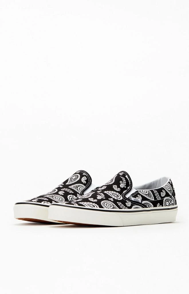 商品Vans|Primavera Paisley Black Classic Slip-On Shoes,价格¥623,第2张图片详细描述