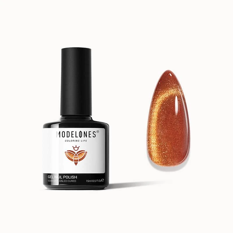 商品[国内直发] MODELONES|Coffee Amber - 猫眼单色甲油胶15ml,价格¥98,第1张图片