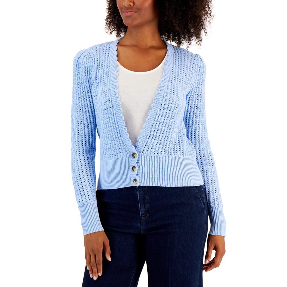 商品Charter Club|Women's Open-Knit Cardigan Sweater, Created for Macy's,价格¥120,第1张图片