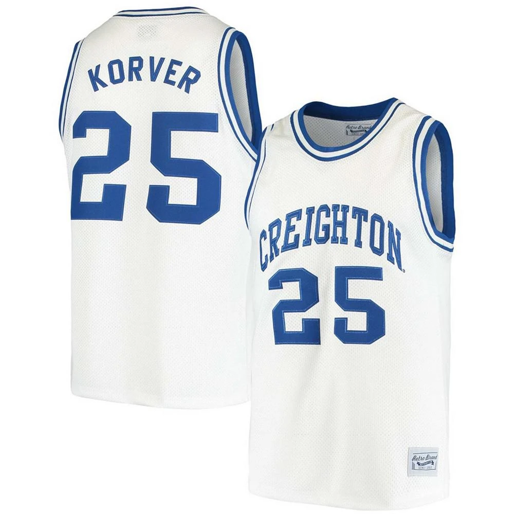 商品The Original Retro Brand|Men's Kyle Korver White Creighton Bluejays Alumni Basketball Jersey,价格¥923,第1张图片