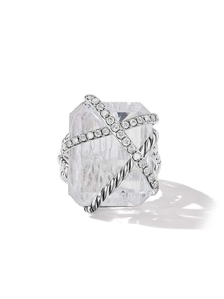 商品David Yurman|Cable Wrap Ring in Sterling Silver,价格¥23747,第3张图片详细描述