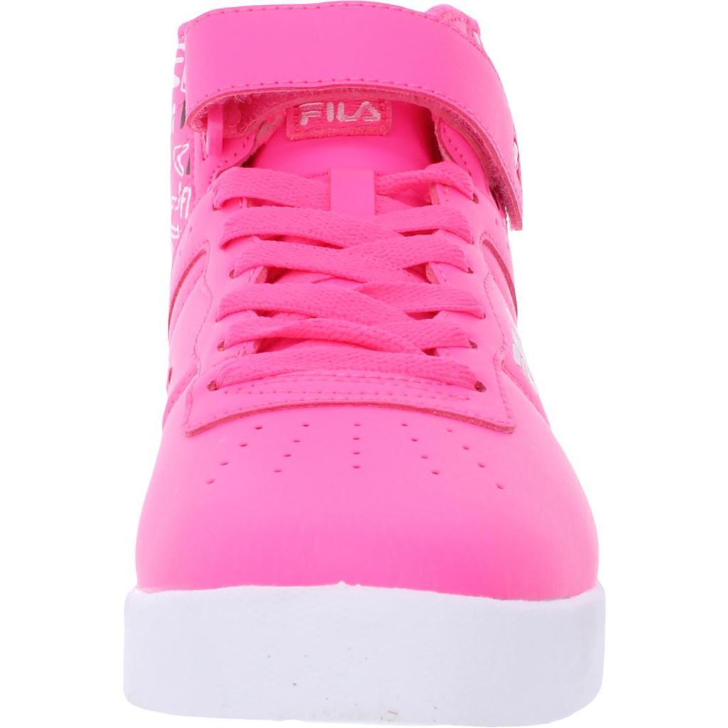 商品Fila|Fila Boys Vulc 13 Print Reveal Faux Leather High-Top Fashion Sneakers,价格¥103,第6张图片详细描述