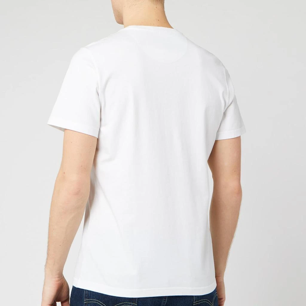 商品Barbour|Barbour International Men's Essential Large Logo T-Shirt - White,价格¥144,第2张图片详细描述
