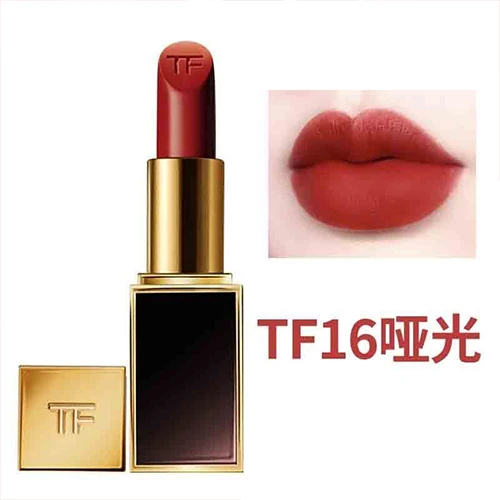 商品[国内直发] Tom Ford|汤姆福特TOM FORD 激情幻魅唇膏16 3g（TF黑管16哑光）,价格¥404,第1张图片