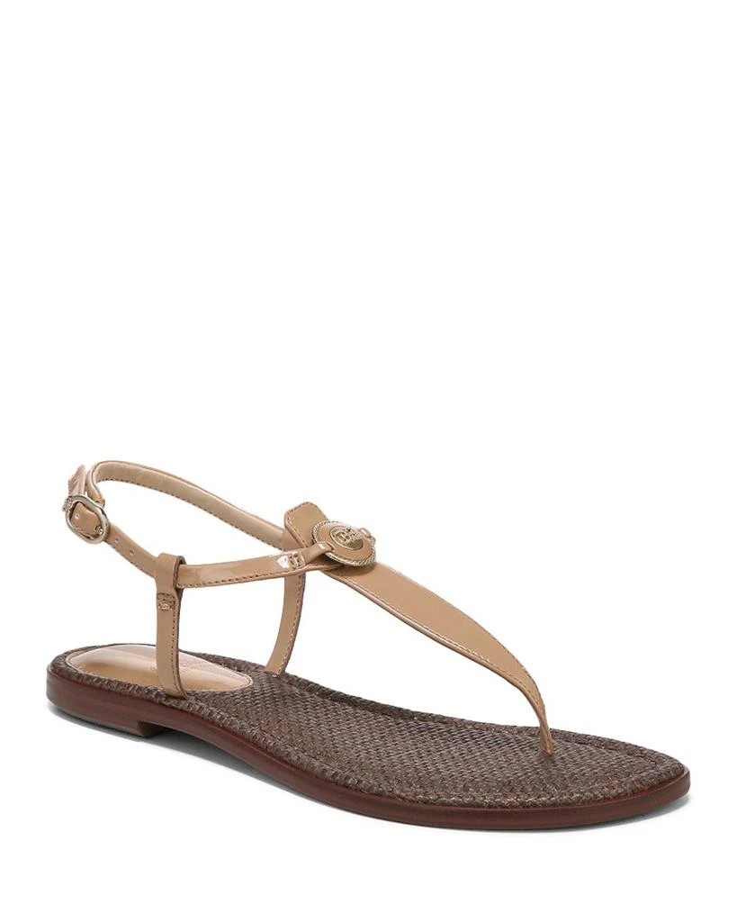 商品Sam Edelman|Women's Gigi Signet Thong Sandals,价格¥266,第1张图片