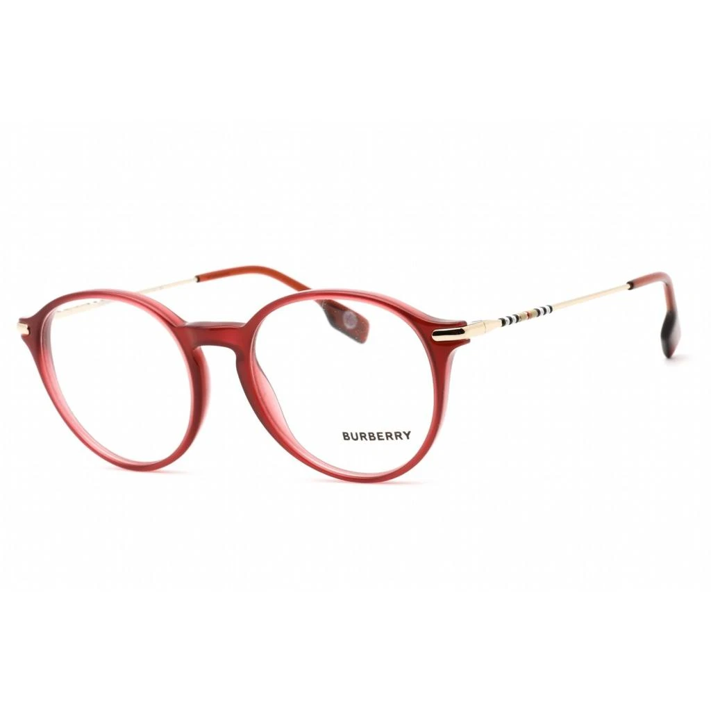 商品Burberry|Burberry Unisex Eyeglasses - Full Rim Round Bordeaux Plastic Frame | 0BE2365 4022,价格¥868,第1张图片