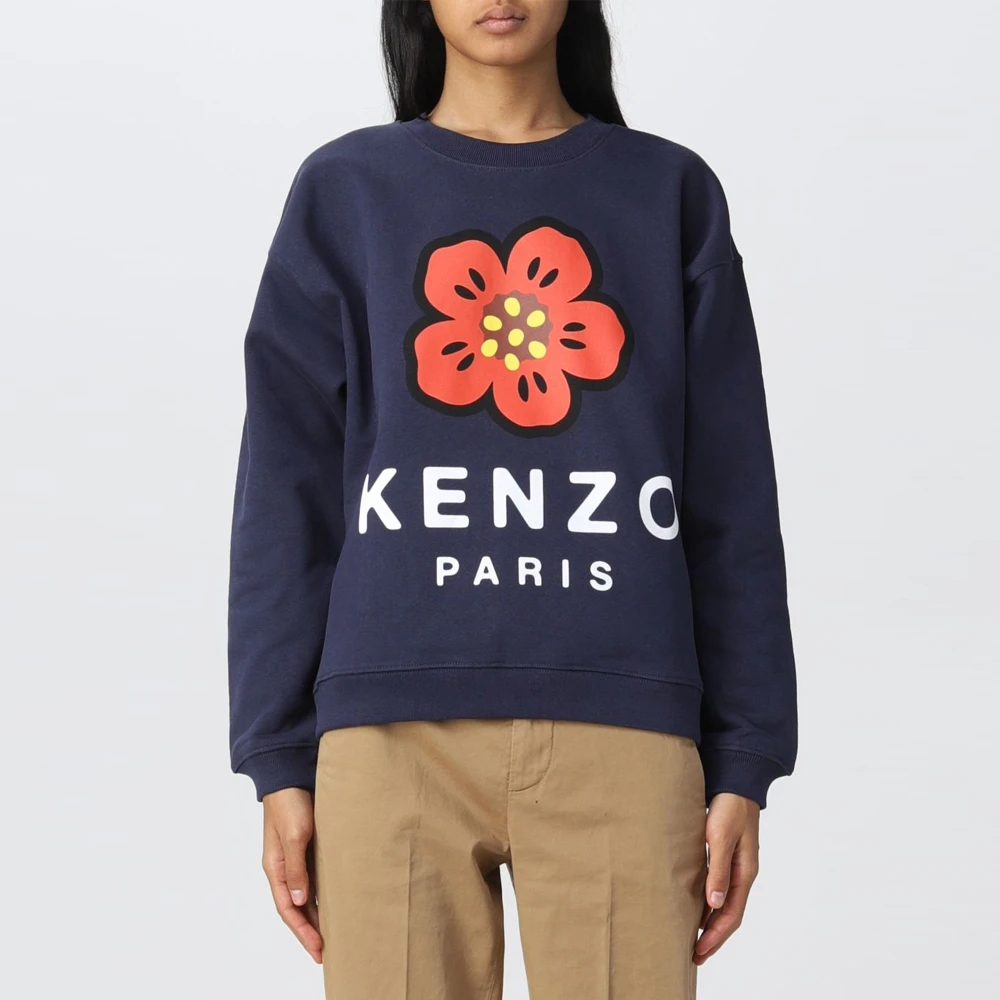 KENZO 女士卫衣海军蓝色 FC62SW0114ME-77 商品