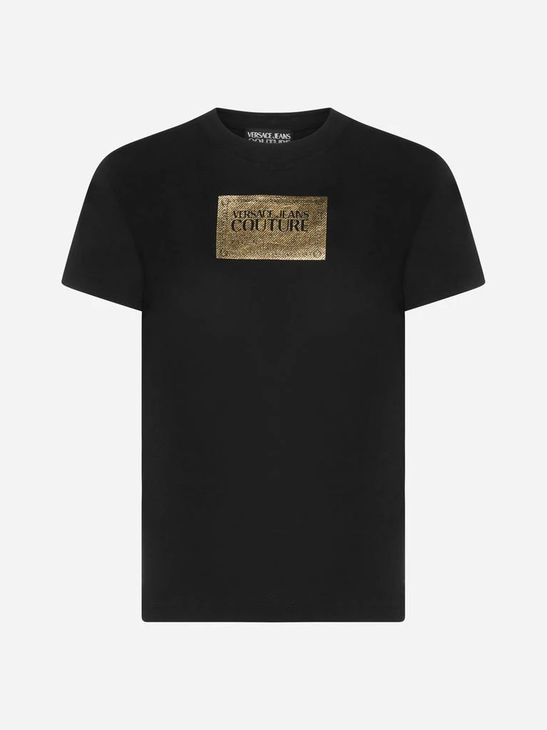 商品Versace|Logo cotton t-shirt,价格¥841,第1张图片