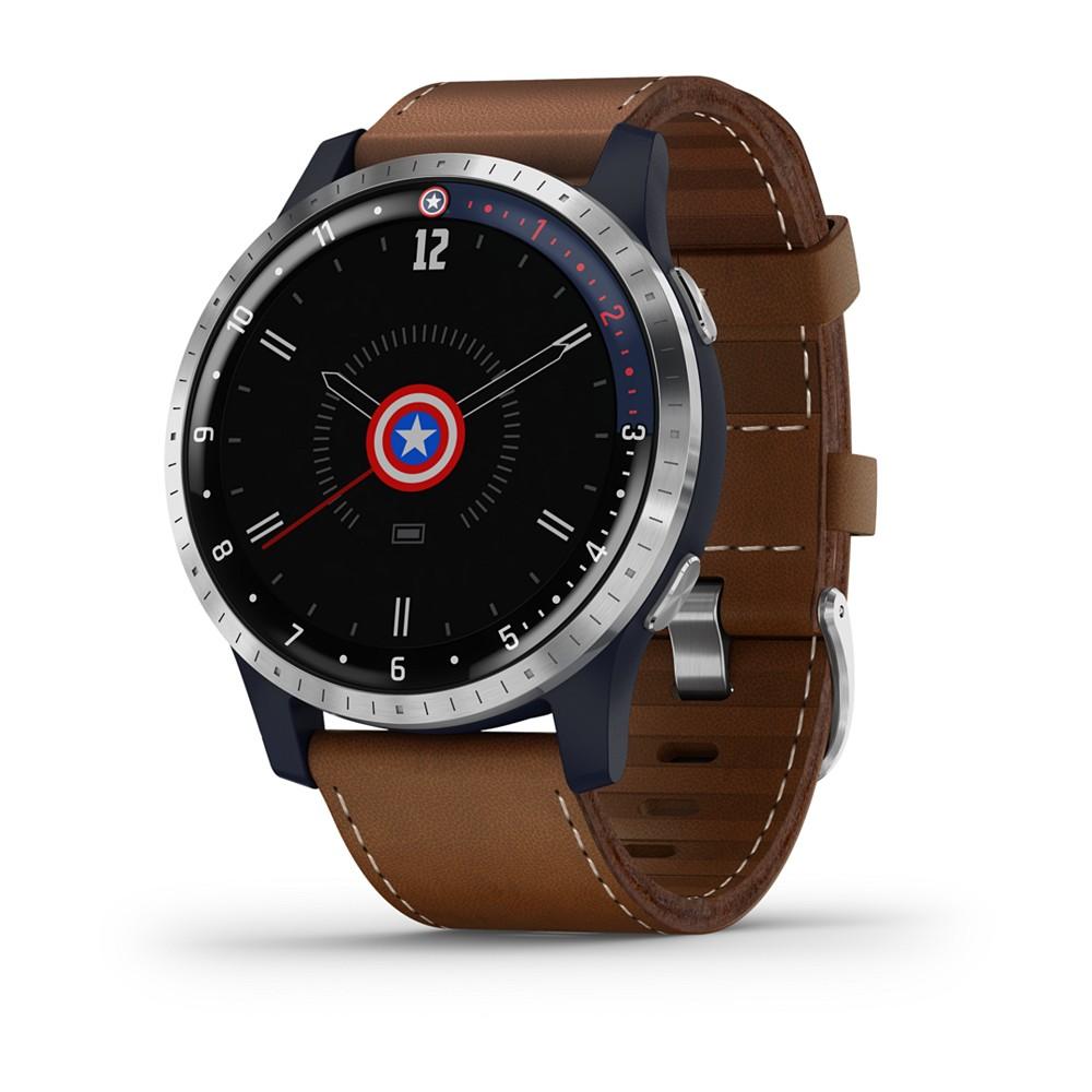 Unisex vivoactive 4 Captain Marvel Brown Silicone Strap Touchscreen Smart Watch 40mm商品第6张图片规格展示