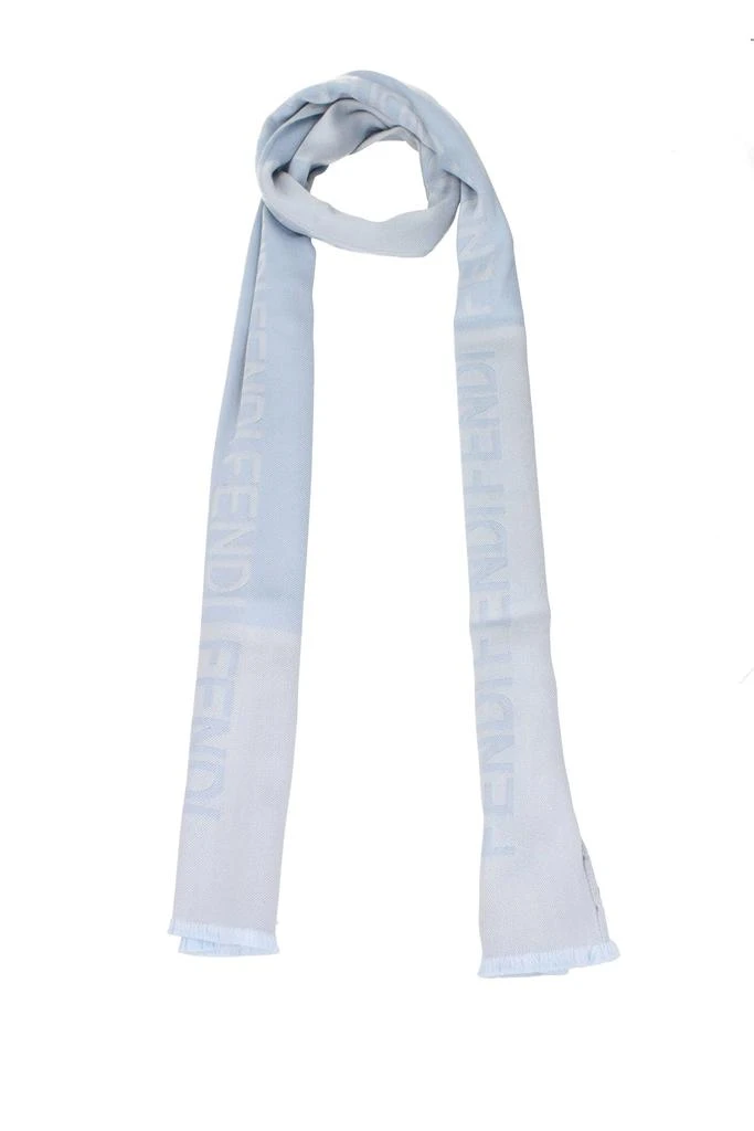 商品Fendi|Scarves Wool Heavenly Sky Powder,价格¥1425,第1张图片