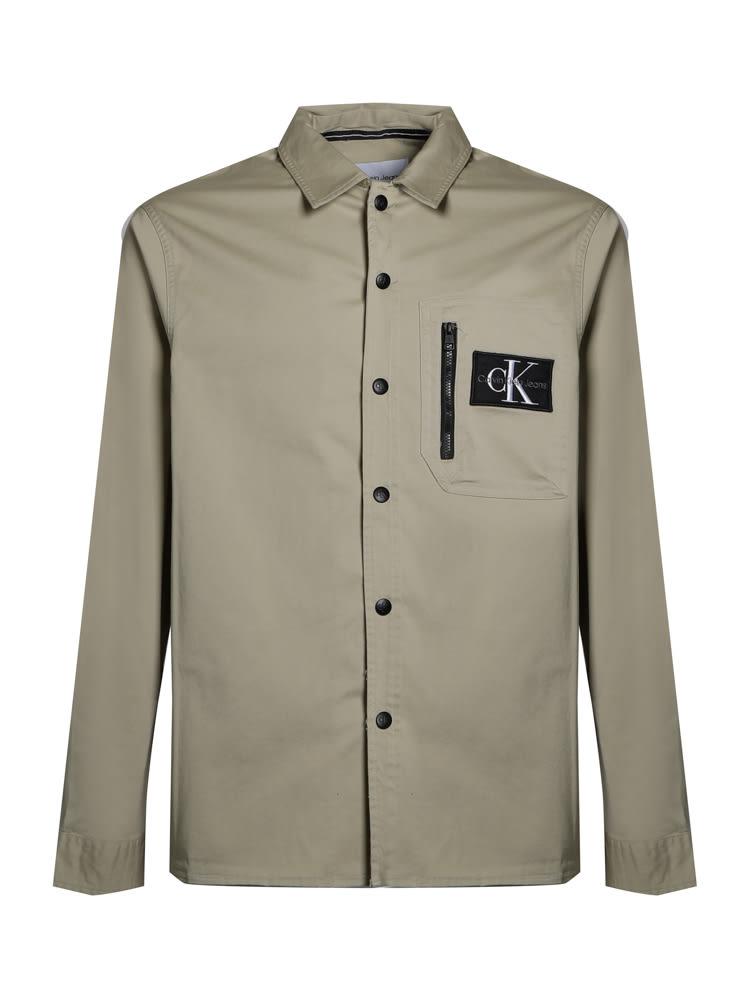 Calvin Klein Relaxed Cut Multi-pocket Shirt-jacket商品第1张图片规格展示