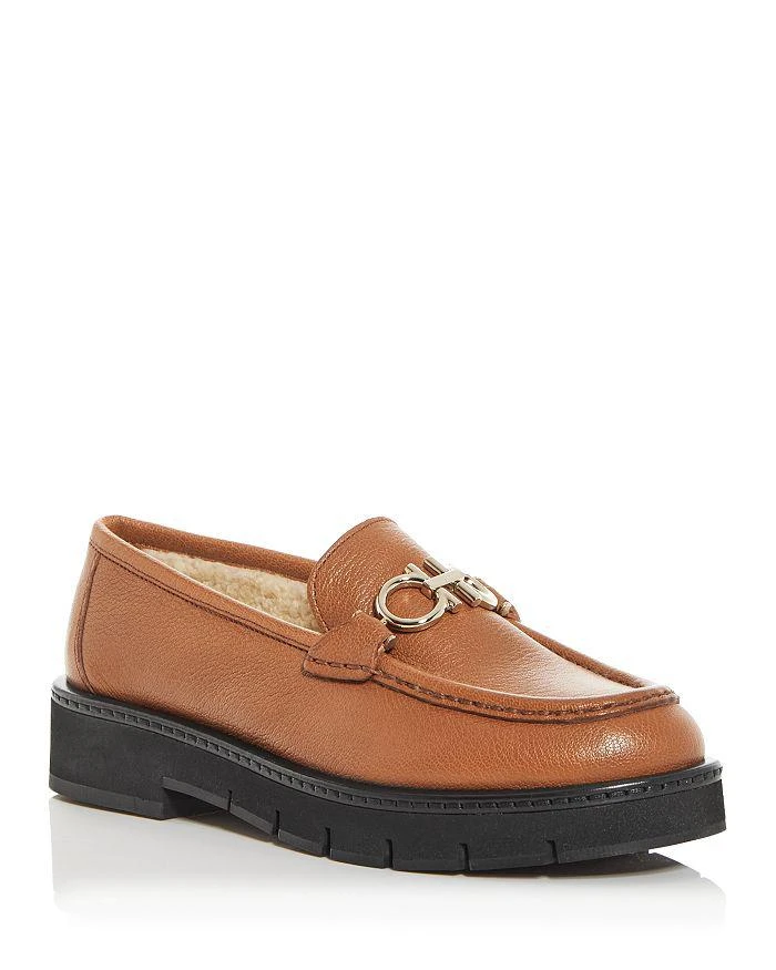 商品Salvatore Ferragamo|Women's Rolo Shearling Lined Winter Loafers,价格¥3520,第1张图片