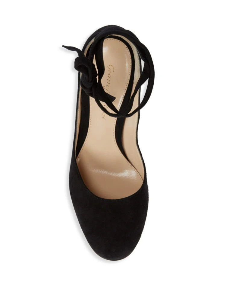 商品Gianvito Rossi|Suede Ankle Strap Pumps,价格¥3074,第4张图片详细描述