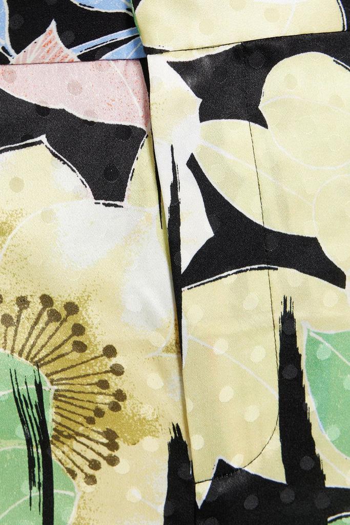 商品Equipment|Delafine printed silk-satin jacquard mini skirt,价格¥1131,第4张图片详细描述