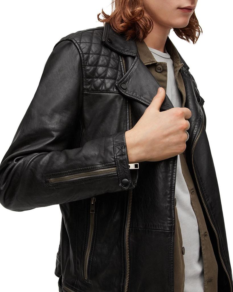 Conroy Leather Biker Jacket商品第5张图片规格展示