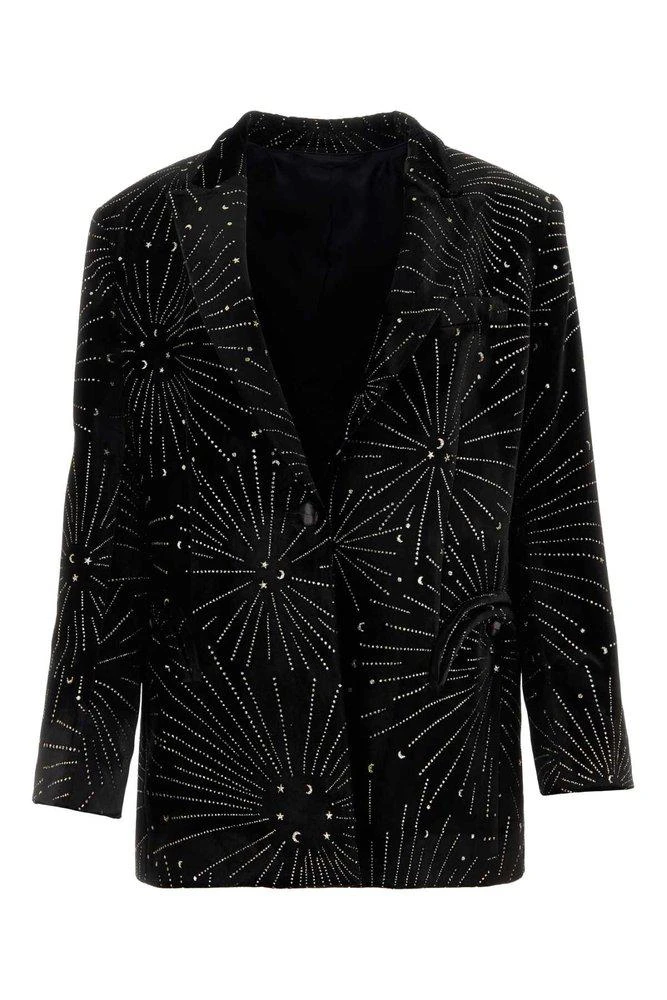 商品BLAZÉ MILANO|Blazé Milano Corazon Tomboy Embellished Button-Up Blazer,价格¥11292,第1张图片
