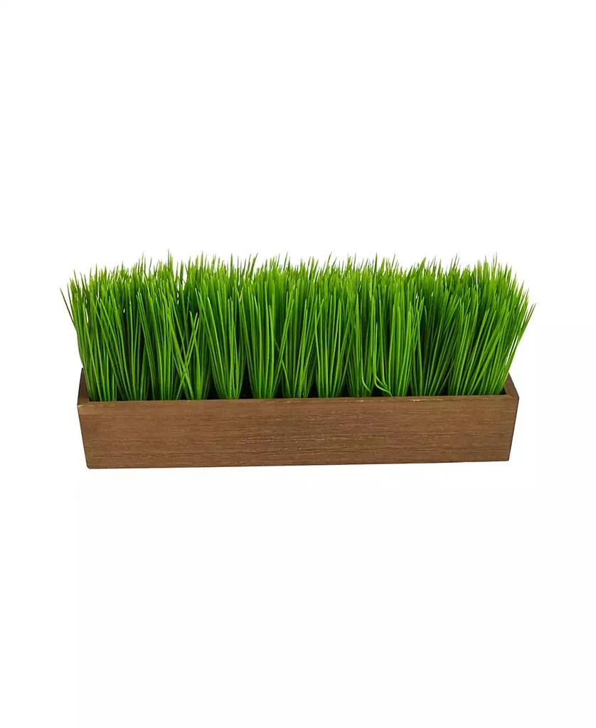 商品NEARLY NATURAL|12" Grass Artificial Plant in Decorative Planter,价格¥221,第1张图片