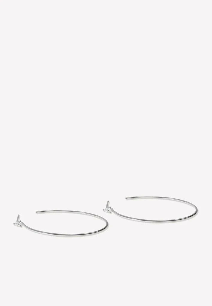 商品Adornmonde|Quinn Crystal Stud Hoop Earrings,价格¥4572,第3张图片详细描述