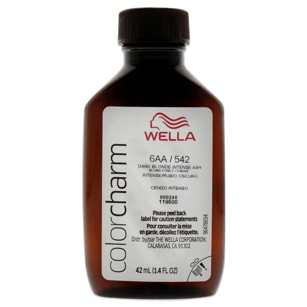 商品Wella|Color Charm Permanent Liquid Haircolor - 542 6AA Ash Blonde by  for Unisex - 1.4 oz Hair Color,价格¥132,第2张图片详细描述