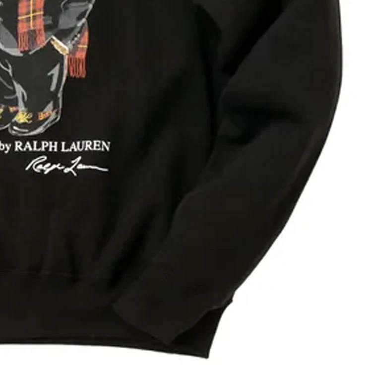 商品[国内直发] Ralph Lauren|小熊印花圆领套头卫衣 女款 黑色,价格¥874,第7张图片详细描述