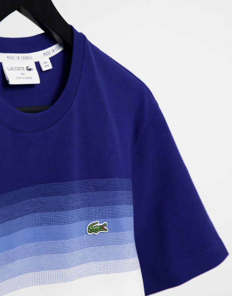 Lacoste stripe t-shirt商品第3张图片规格展示