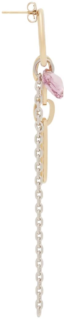 商品Justine Clenquet|SSENSE Exclusive Gold & Purple Paloma Earrings,价格¥730,第2张图片详细描述