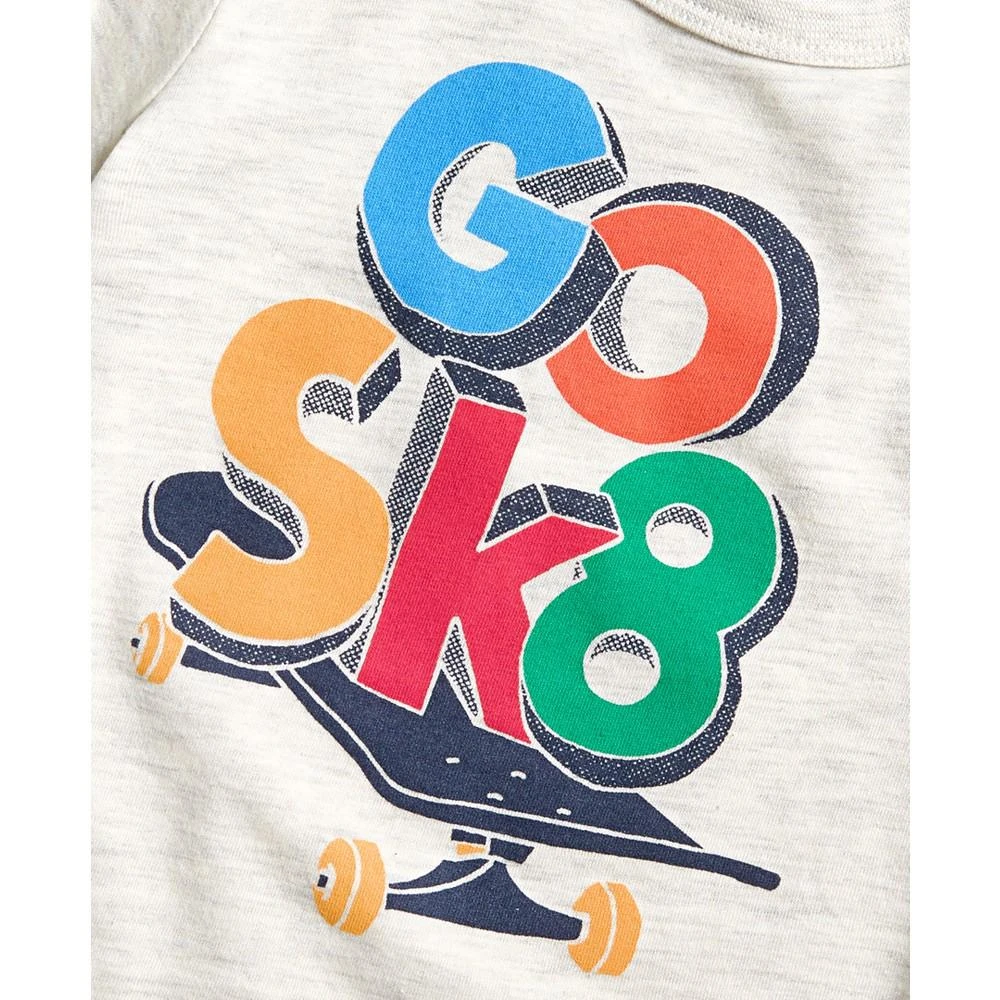 商品First Impressions|Baby Boys Go SK8 T-Shirt, Created for Macy's,价格¥30,第3张图片详细描述