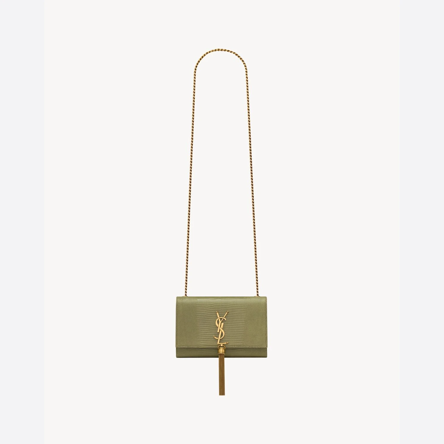 商品Yves Saint Laurent|【预售】 YSL圣罗兰 25春夏 女士 单肩包 KATE TASSEL SMALL EN LÉZARD 474366EAAXO3791 ,价格¥25986,第1张图片