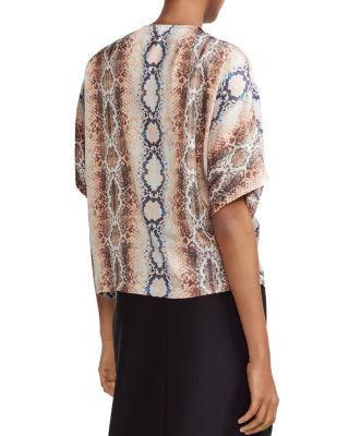 商品Maje|Lomil Snakeskin-Print Top,价格¥786,第2张图片详细描述