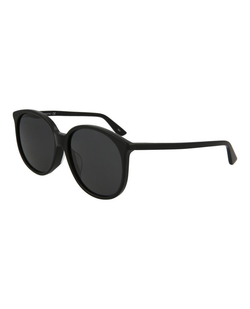 商品Gucci|女款 圆框醋酸纤维太阳镜,价格¥814,第4张图片详细描述