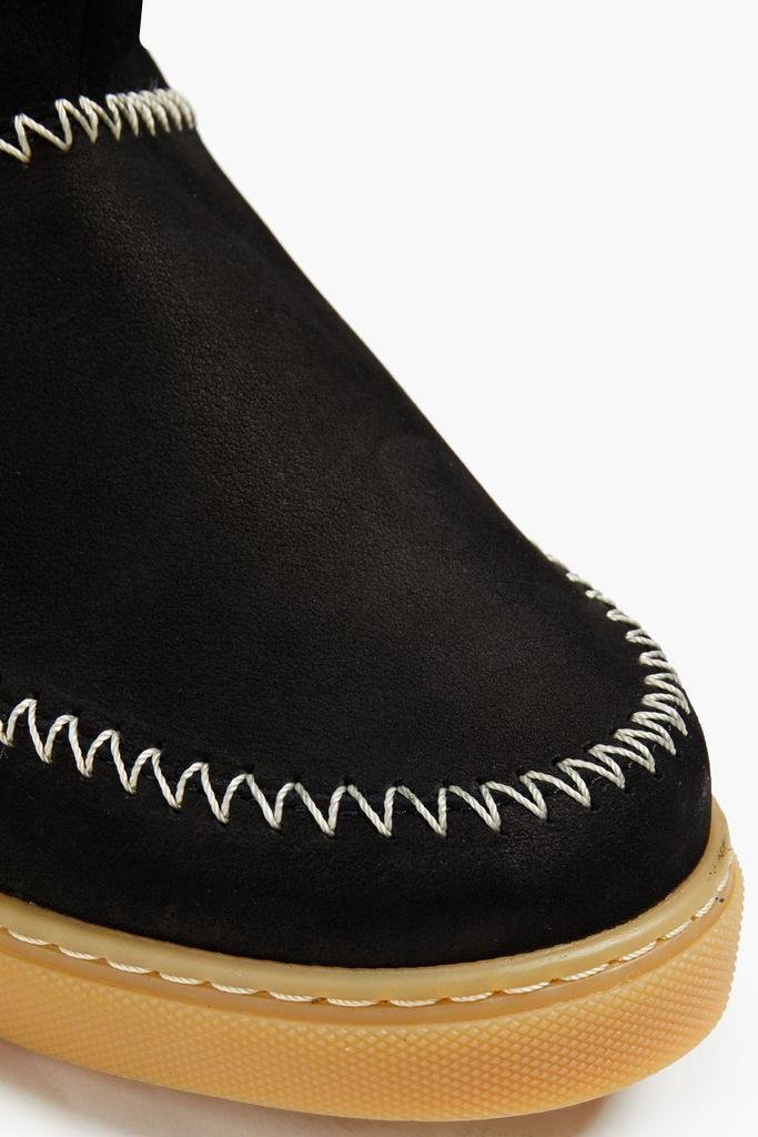 商品ba&sh|Chambery topstitched suede ankle boots,价格¥768,第6张图片详细描述
